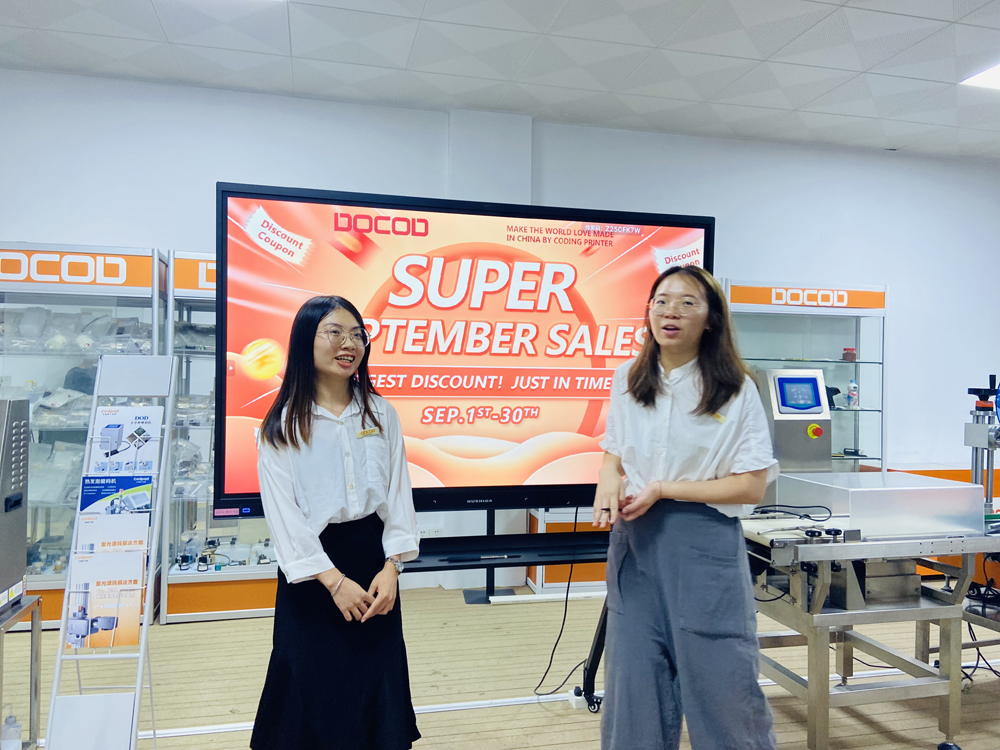 DOCOD the first live broadcast  "Super September Sale" ended successfully