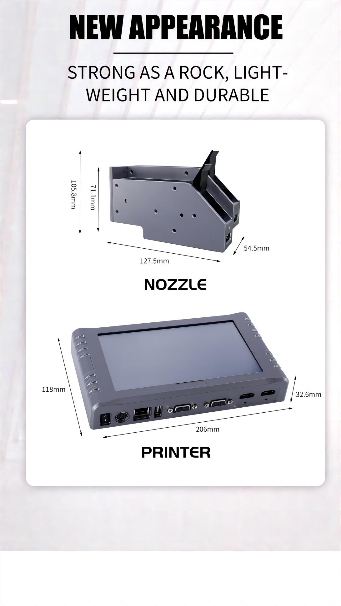 T260E Touchable and Full-Screen Zoomable Thermal Inkjet Printer